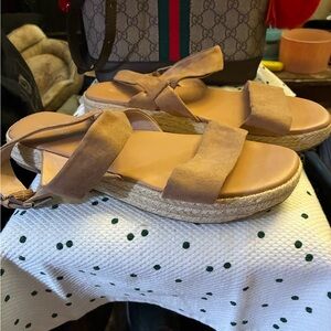 Old Navy Brown Espadrille Sandals